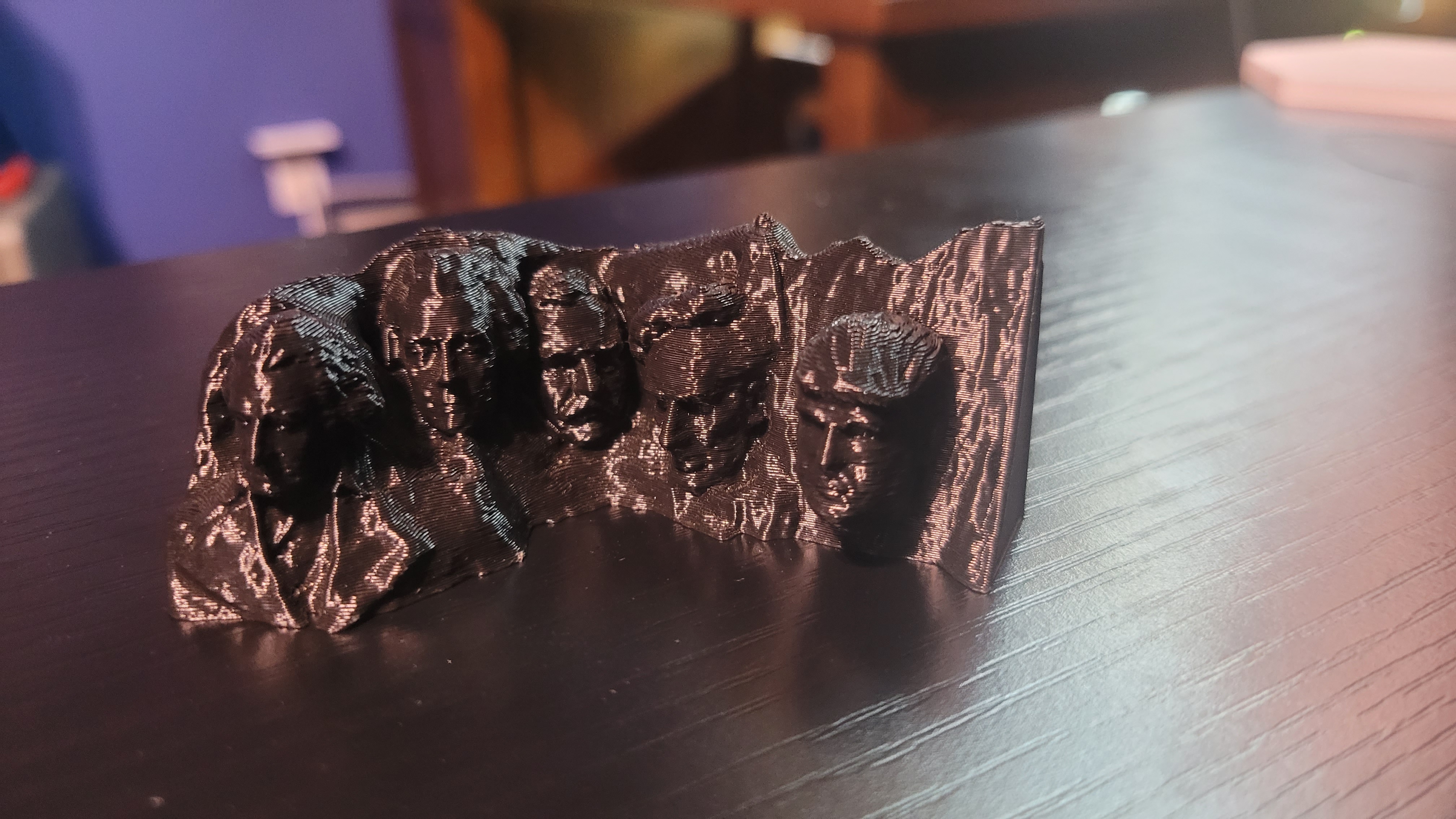 Trump on Mount Rushmore 3D Print